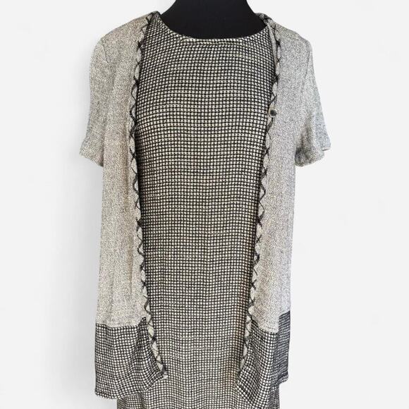 Vintage Carole Little 2pc Maxi Dress Set - Size 14 - Art Teacher Lagencore MCM - Picture 3 of 8